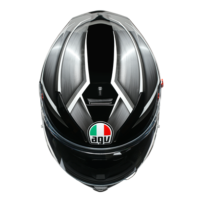 AGV K5-S Tempest Black/Silver - Module Moto